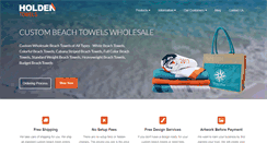 Desktop Screenshot of beachtowels.com